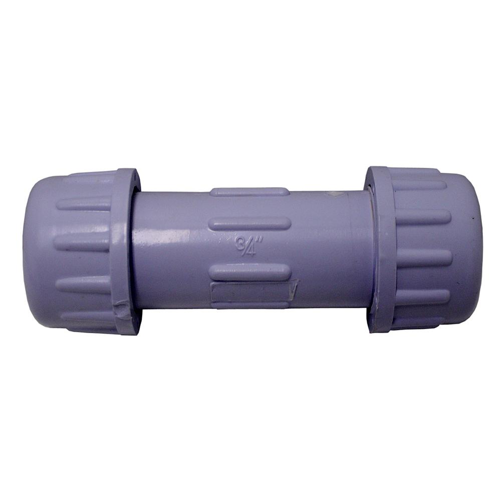 Dressler Coupling 1/2 In Pvc Plastic