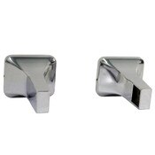 Bracket Set For 3/4 Towel Bar Chrome