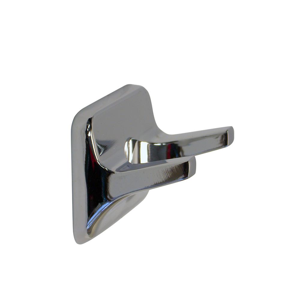 Hook Robe Double Prong Chrome