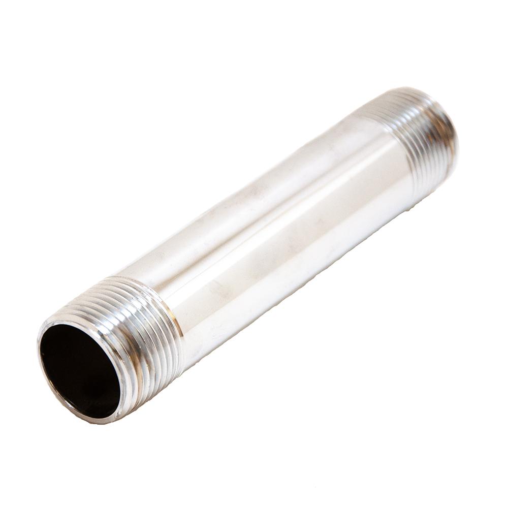 Chrome 1 X 6 inch nipple