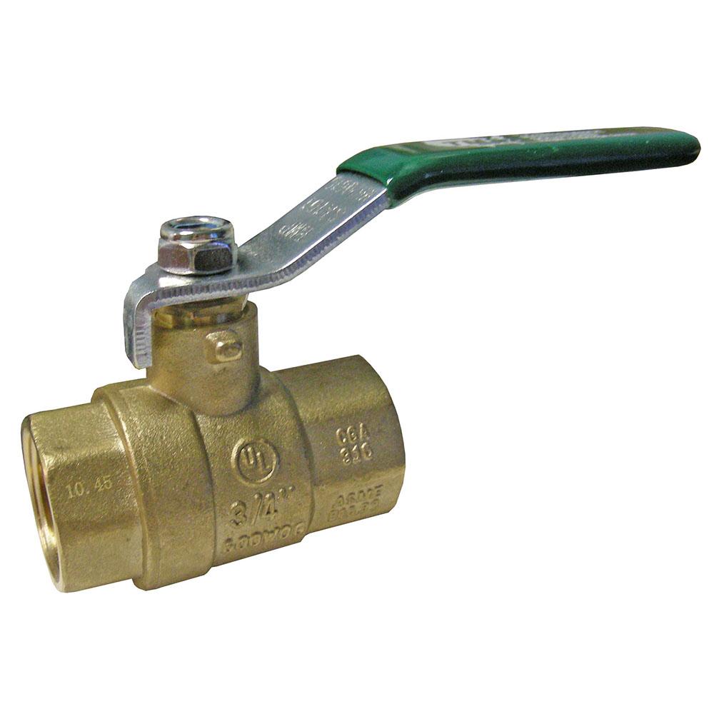 Ball Valve Full Port 3/4 Is Domestic Lead Compliant
