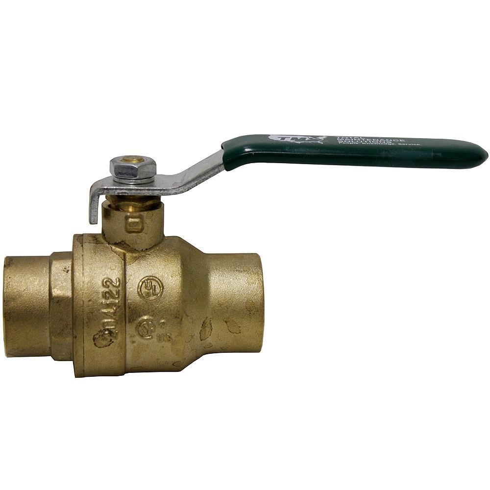 Valve Ball Full Port 3/4 Sweat Domestic Lead Free