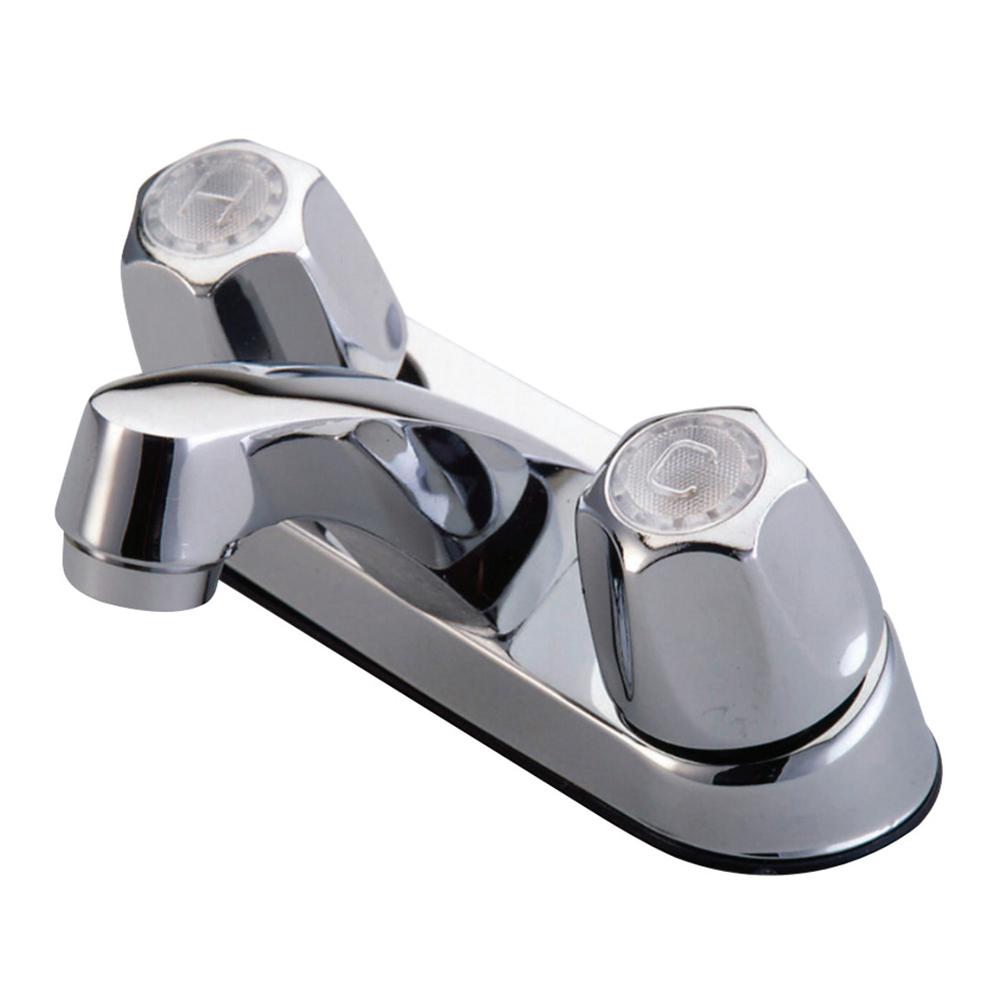 Faucet Lavatory 2 Handle 4 In Cc Import Less Pop Up