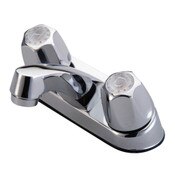 Faucet Lavatory 2 Handle 4 In Cc Import Less Pop Up