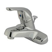 Lavatory Faucet Single Handle 4 Inch Center set With Popup, 1.2 GPM, Polished Chrome, Import