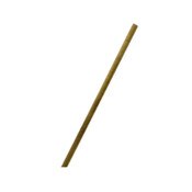 Brass Hydrant Rod, Round 3/8 X 1 Inch Threaded