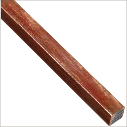 Rod Square Brass 3/8 In 1 Inch Long