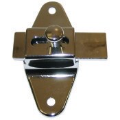 Latch Slide Surface Mounted Partition Door 3 1/2 Inch Centers Chrome, Fits Global Metpar