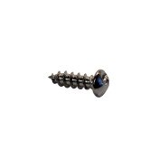 Screw 10 x 5/8 one way round tapping screw chrome plated ste