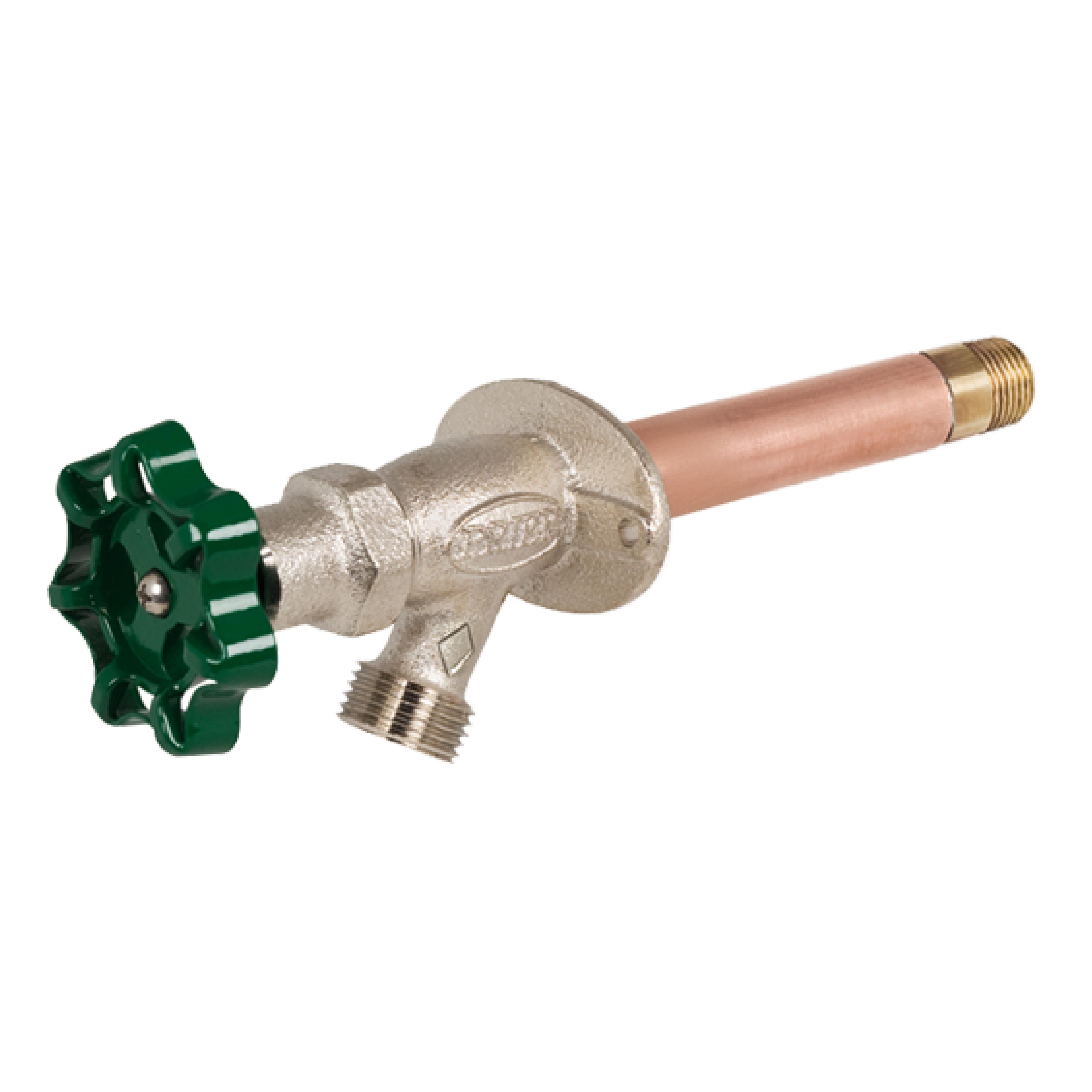 2 In Close Coupled 1/2 In Crimp Pex Full Turn Wall Hydrant