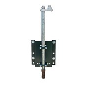 Freezeproof Anti-Siphon 18 GPM at 25 PSI Flush Mount Roof Hydrant and Mounting Bracket